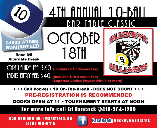 Tournament flyer / rules image